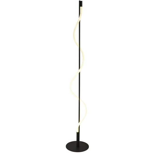 Searchlightlighting - Searchlight Serpent 1 Light led Table Lamp, Black, Acrylic 2700K