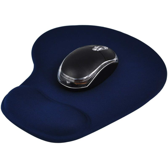 Perle Rare - pc Comfort Gel Wrist Rest Mouse Pad Dark Blue