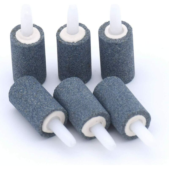 Aquarium Air Stone, 6pters Aquarium Aquarium Aquarium Cylinder Bubble Diffuser for Aquarium Air Pump
