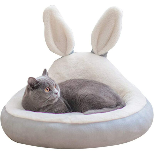 Pet Nest For Dog/Cat Dog Bed Plush Warm And Comfortable Cat Sofa Washable MZ121 (s: 50CM, Grey)