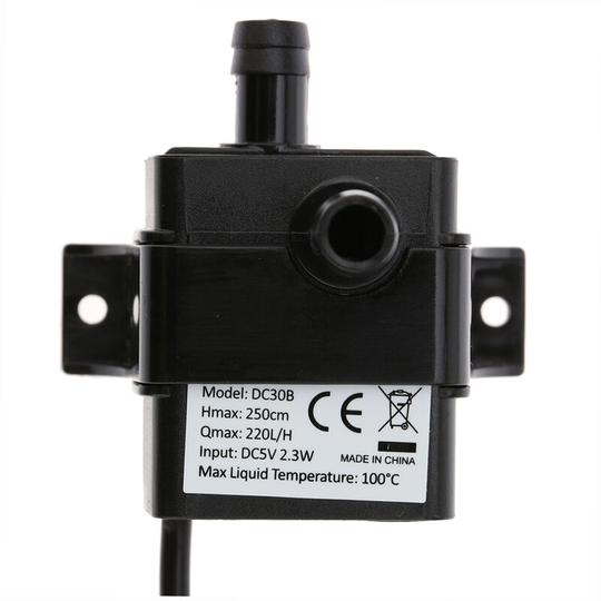 Anself Ultra-quiet Mini USB DC5V 2.3W Micro Brushless Water Oil Pump Waterproof Submersible Fountain