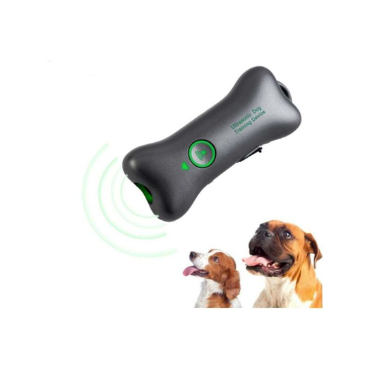Thsinde - Ultrasonic Bark Control Device, Handheld Dog Bark Control Ultrasonic Controller Training Device Rechargeable Bark Control System