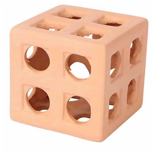 Aquarium shrimp cracked habitat farmed shelter shelter cave cave nest hollow cube aquarium ornament landscape decoration