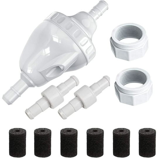 Naxunnn - Pool Cleaner Valve Set, G52 Replacement Backup Valve with Swivel Hose D20 D15 Hose Nut Supply, for Polaris 180, 380, 280, 480, 3900 Sports