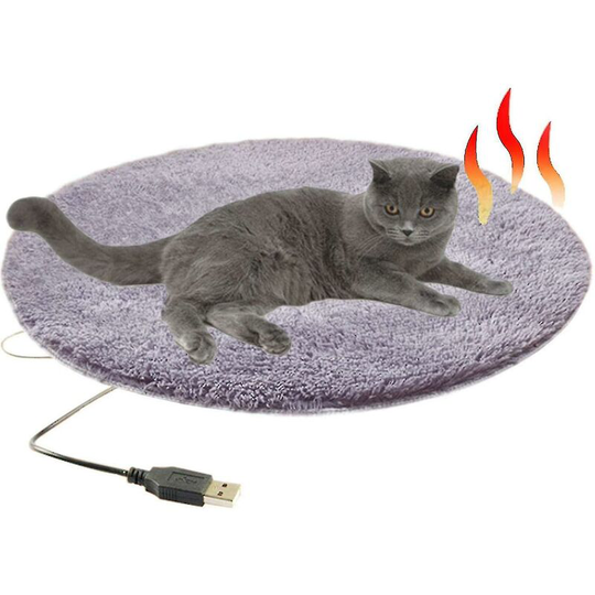 Pet Heating Pad, Electric Dog Heating Pad Large Waterproof Heating Pad, Gray