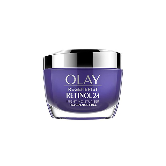 Olay Regenerist Retinol24 Night Face Cream Moisturiser With Retinol and Vitamin B3 50 ml, Fragrance Free