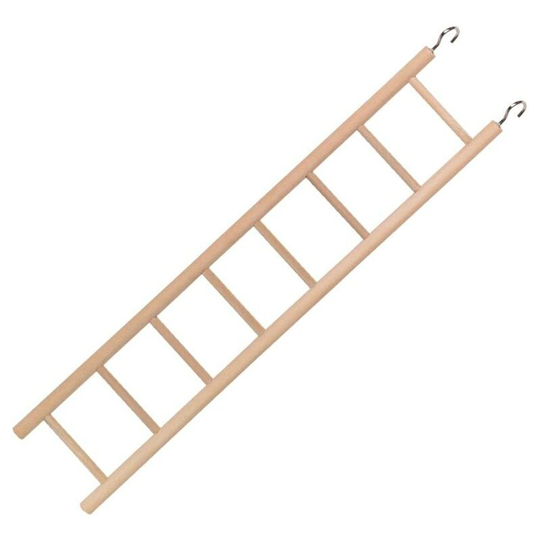 Mezheng - Wooden Bird Stairs, Natural Wood Bird Climbing Toys, Bird Stair Climbing Bridge Wooden Ladder for Parrots, Parakeets, Cockatoos, Turtle
