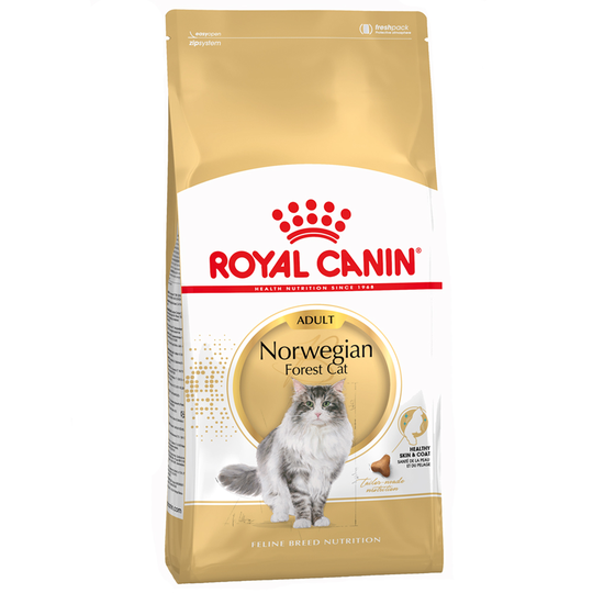 Royal Canin Breed Dry Cat Food Economy Packs - Norwegian Forest Cat 2 x 10kg