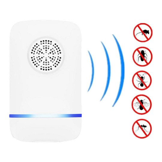 FVO - Ultrasonic Mice Repellent 4 Pack Anti Mosquito Electric Electrical Internal Repellent Anti Mice Mosquito Rat Insect Cockroach Ant 2022 New