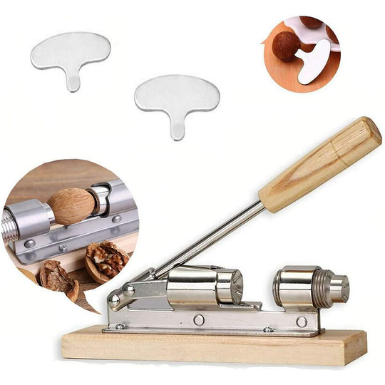 Manual Nutcracker, Christmas Nutcracker, Kitchen Nut Opener, Wooden Nutcracker, Nutcracker, Nutcracker Machine, Used for Hazelnuts, Almonds, Brazil