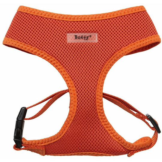 Soft Comfortable Mesh Breathable Fabric Dog Puppy Pet Adjustable Harness - Orange - X-Large - Bunty