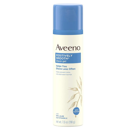Aveeno Positively Smooth Moisturizing Shave Gel with Soy & Aloe 198g