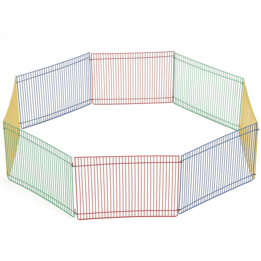 Beeztees - Rodent Playpen with 8 Panels 275602 Multicolour