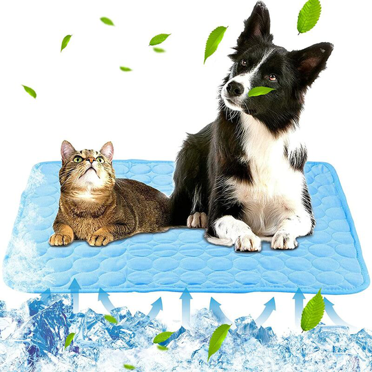 Pet Cooling Mat,Dog Cooling Mat,Dog Cooling Mat,Dog Cooling Mat Ideal cooling mat for dogs and cats to stay cool this summer (Blue)