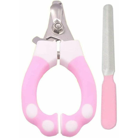 Dog and Cat Nail Clipper, with Safety Lock and Suitable Nail File, Stainless Steel Nail Clipper for Dog, Cat, Bird, Rodent Grooming