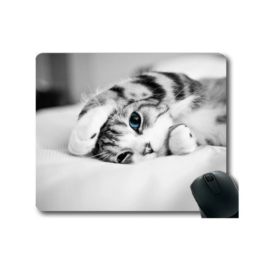 (220X180X3) Mouse mat,Blue Eyes Kitten Cute Cat mouse pad,Mouse mat for Computer cat044