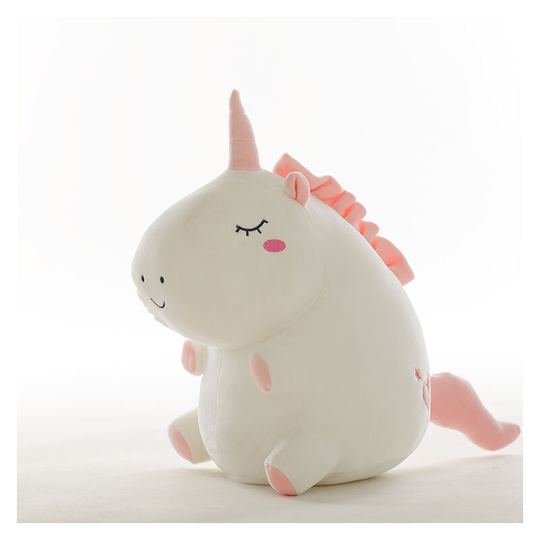 25cm Cute Unicorn Plush Doll Toy Stuffed Plush Animal Baby Toys Baby Accompany,White