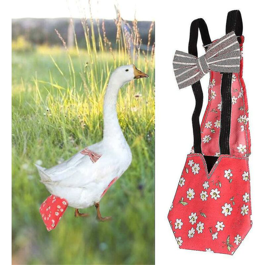 Chicken Diaper Adjustable Pet Diaper Poultry Cloth Pet Diaper Goose Chicken Duck Pigeons Poultry Adjustable Goose Ducks 1 Pack (s)