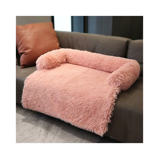 Woosien - Large dogs sofa bed pet dog bed sofa for dog pet calming bed warm nest washable soft furniture protector mat cat blanket XlPink