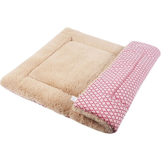 Dog Mattress, Pet Mattress, Dog Blanket XZ014 (m (75 * 55CM), Short Plush Pink)
