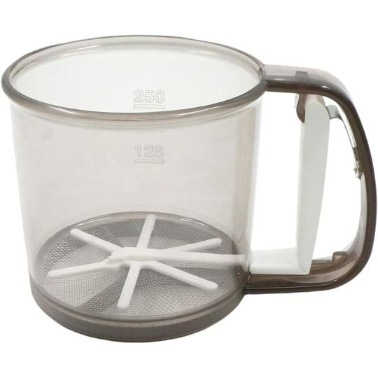Monly - Flour Sifter One-Handed Kitchen Manual Powdered Sugar Shaker Baking Cup Tool Cake, Rice, Cereal, Beans, Powdered Sugar Sifter Tapioca Flour