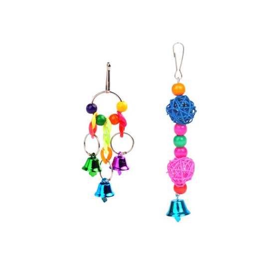 Bird toys, wooden perches, swings, ladders, small and medium sized bird cages, parrot perches