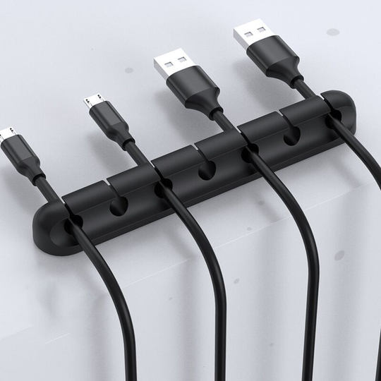 Cable Holder Organizer Cable Management, Adhesive Hook, Cable for Power Cord and Charging Accessories, Mouse Cable, PC, Cable Holder for Office and