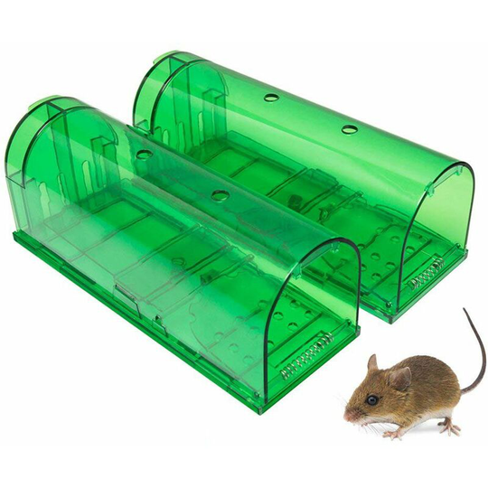 Humane Live Mouse Trap - Ultra Sensitive - Easy to Use - Safe for Pets and Children - Reusable