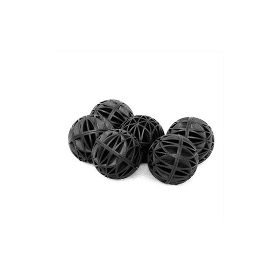 100pcs 18mm Biological Bio Balls Aquarium Fish Nano Tank Wet/Dry Canister Filter Media Black