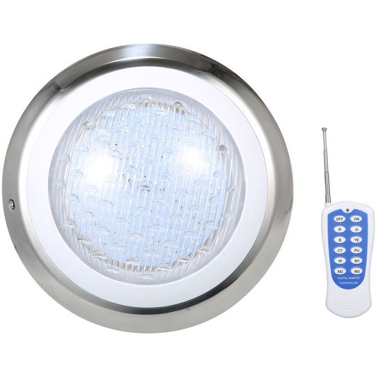 Superseller - AC12V 18W led rgb Swimming Pool Lights 7 Color Changing Underwater Lamp IP68 Waterproof Pool Light with Remote Control