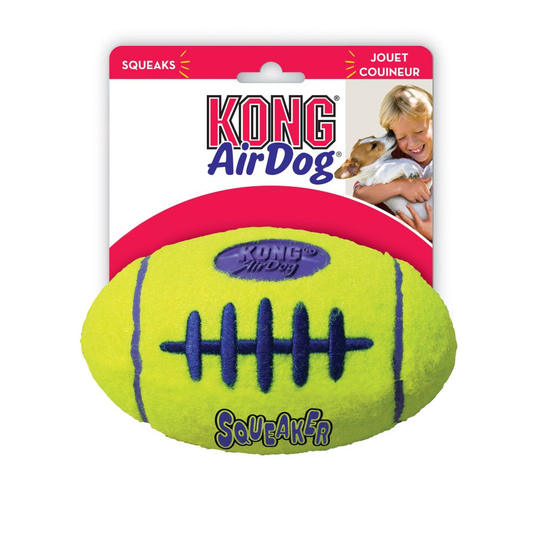 KONG AirDog American Football with Squeaker - Large