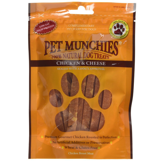 Pet Munchies Chicken and Cheese Dog Treats, 100 g