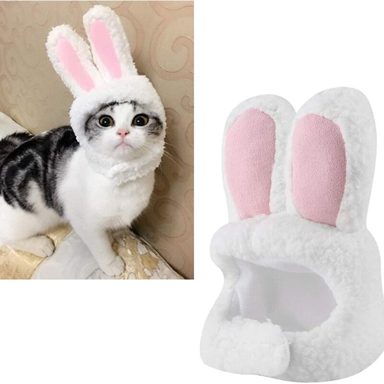 Lovely Cat Rabbit Hat, Cute Cat Hat Costume, Pet Fancy Dress Hat for Cosplay Accessories