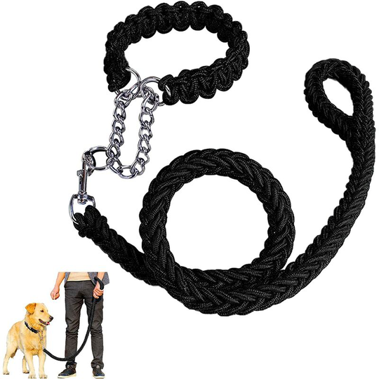 Heavy Duty Braided Nylon Dog Leash 8 Strand Pet Rope for Walking Training (m)