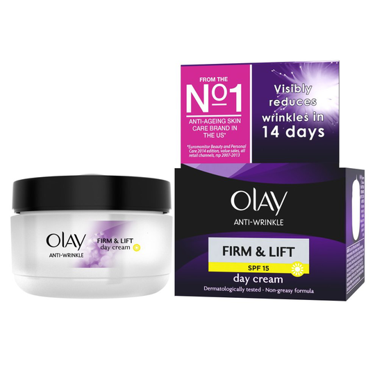 Olay Anti-Wrinkle Firm and Lift SPF 15 Anti-Ageing Day Cream Moisturiser 50 ml