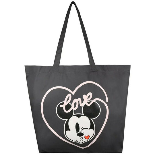 Love Mickey Mouse Tote Bag (One Size) (Graphite Grey) - Graphite Grey - Disney