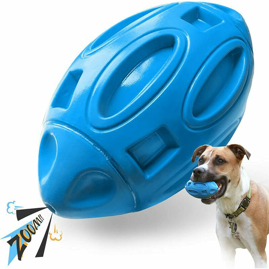 Morejieka - Toy knacher knocker for aggressive dog rubber chewing ball with thread. Resistant and durable for medium and large dogs