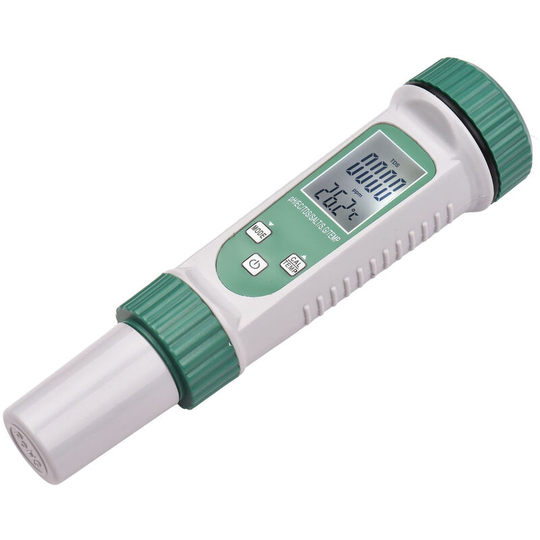Asupermall - Digital Water Quality Tester 6 in 1 Multifunction Water Quality Monitor ph/ ec/ tds/ salt/ s.g/ Temperature Portable Testing Meter