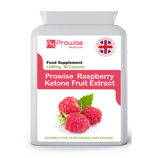Raspberry Ketones 60 Capsules 600mg UK Made