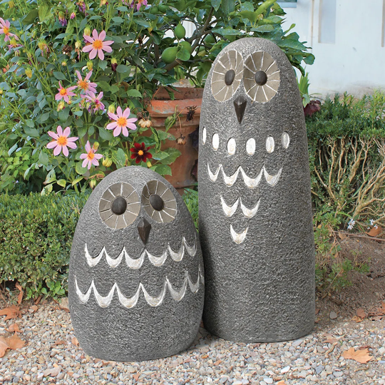 Oskar Ogling Owl Statue