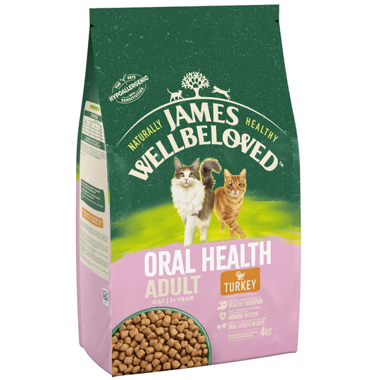 James Wellbeloved Adult Cat Oral Health - Turkey - 4kg