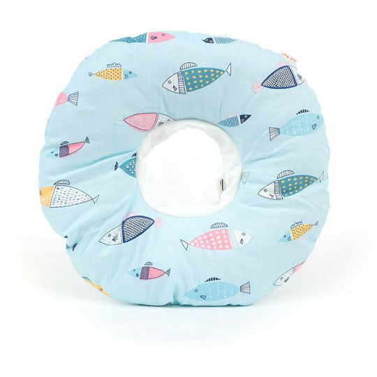 Cat Recovery Collar Comfortable Pet Collar Protective Collar Cone Collar with Adjustable Buckle for Dog (Light Blue, xs)