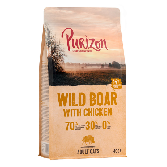 400g Purizon Dry Cat Food - Special Price!* - Adult Wild Boar (400g)