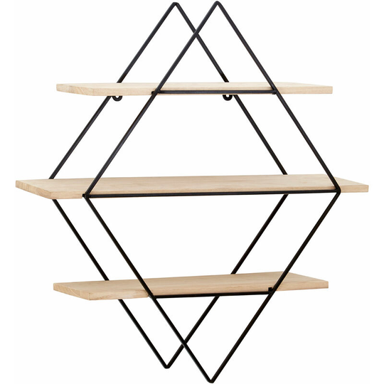Premier Housewares - Brixton 3 Tier Rhombus Shelves