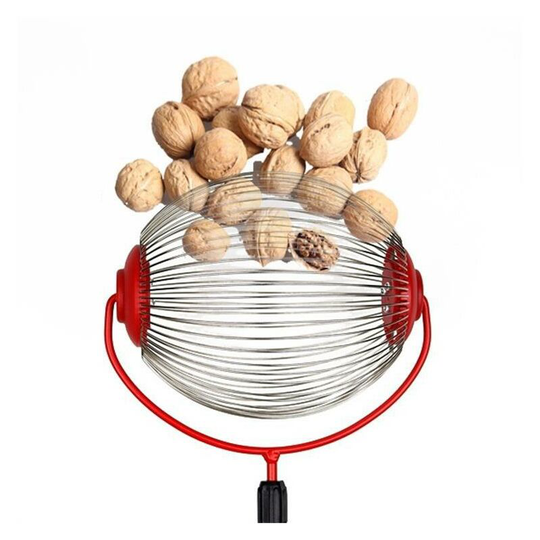 Adjustable Lightweight Outdoor Nut Collector, Stainless Steel Nut Picking Roller Gardening Tool for Fruit Farm Family - Readcly