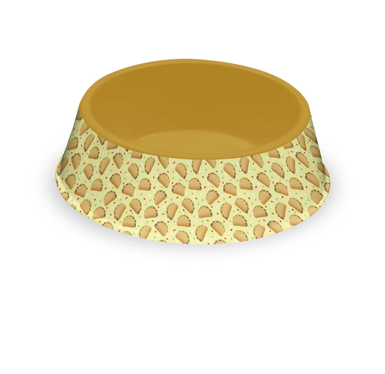 Maureen Fun Food Taco Dog Pet Bowl