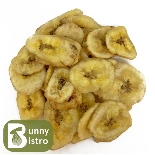 (100g) Dried Banana Slices - Rabbit Treats, Small Animal, Chinchilla Treat