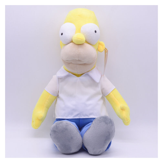 The Simpsons Plush Anime Simpsons Anime Figures Stuffed Christmas Decoration Kids Toys for Boy Girl 8-12 Plush Toy Christmas Toys 30cm (Daddy Simpson)