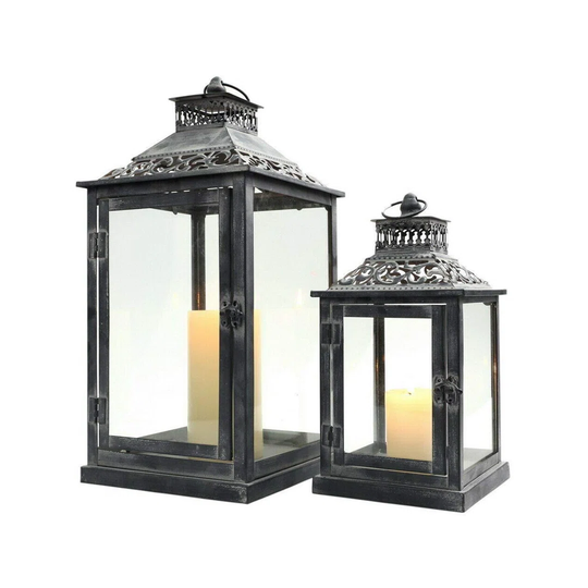 Hashim 2 Piece Lantern Set