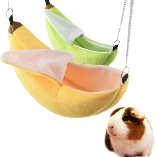 Banana hamster bedroom hammock small animal warm bed room (2 pieces)